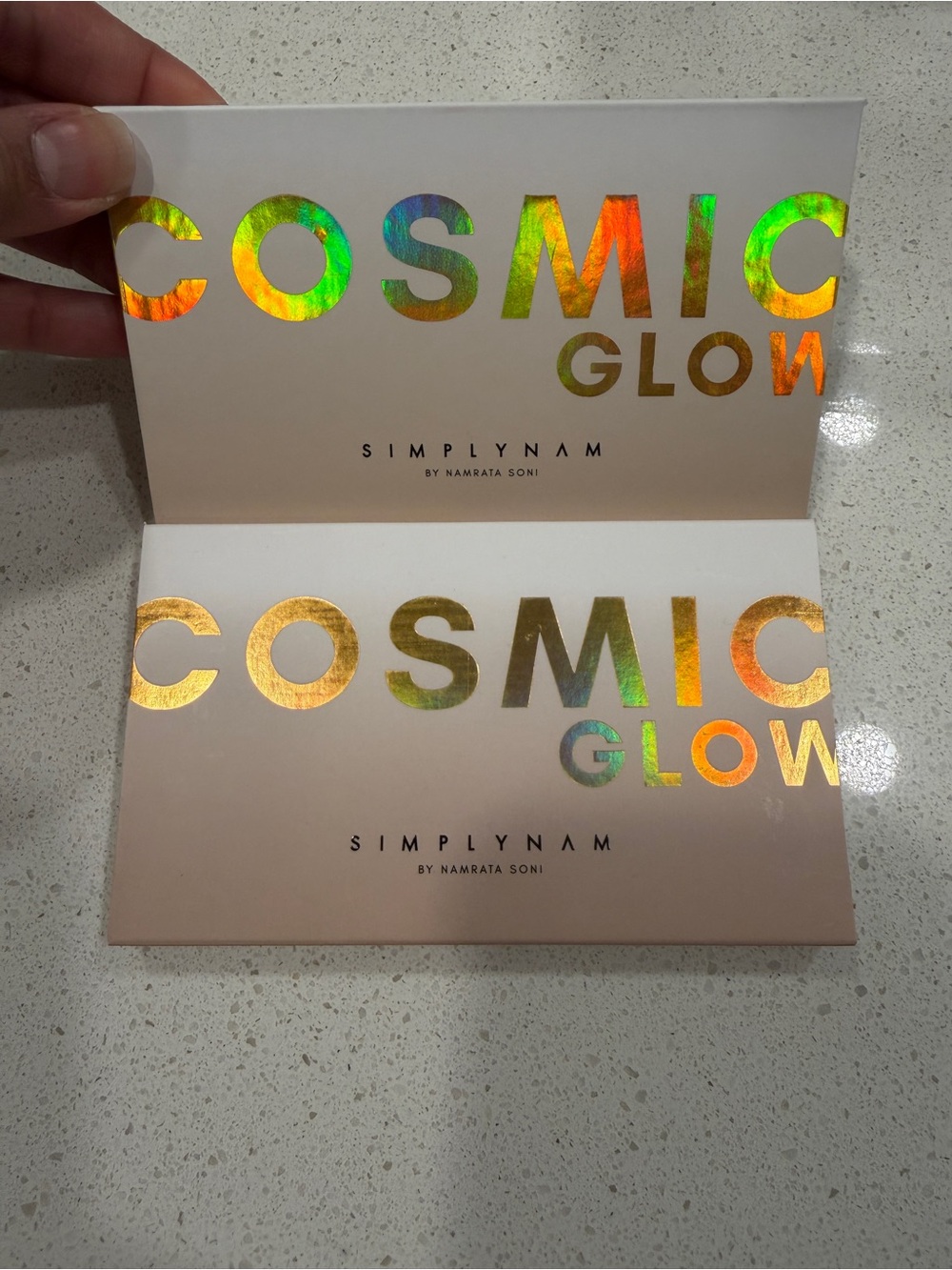 NEW Cosmic Glow Eyeshadow Palette 2 Colors - Picture 3 of 5